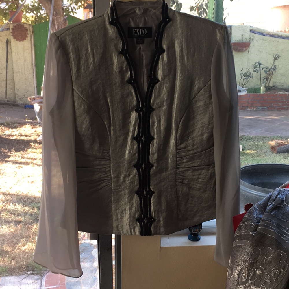 Light silver jacket